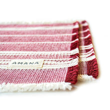 Load image into Gallery viewer, Amana Weave Cotton Placemats - Set of 2 - Amana Woolen Mill
