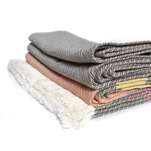 Load image into Gallery viewer, Retro Cotton Throw Blanket - Amana Woolen Mill