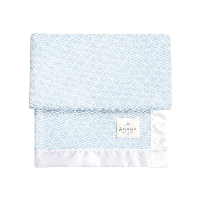 blue Silver Spoon Cotton Baby Blanket