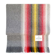 Load image into Gallery viewer, Grey Mirage Wool Throw Blanket
