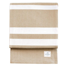 Load image into Gallery viewer, tan Striation Cotton Bed Blanket
