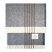 Load image into Gallery viewer, Plat Wool Throw Blanket - Amana Woolen Mill