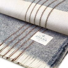Load image into Gallery viewer, Plat Wool Throw Blanket - Amana Woolen Mill