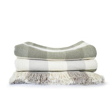 Load image into Gallery viewer, Rob Roy 3 - Color Check Cotton Throw Blanket - Amana Woolen Mill