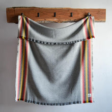 Load image into Gallery viewer, Grey Mirage Wool Throw Blanket
