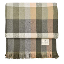Load image into Gallery viewer, Green Prism Cotton Throw Blanket
