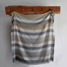 Load image into Gallery viewer, Dijon/Linen Tweed Tweedy Cotton Throw - Amana Woolen Mill
