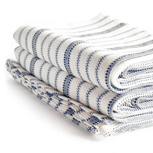 Load image into Gallery viewer, Navy Amana Vintage Cotton Bed Blanket - Amana Woolen Mill
