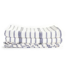 Load image into Gallery viewer, Navy Amana Vintage Cotton Bed Blanket - Amana Woolen Mill
