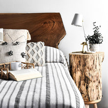 Load image into Gallery viewer, Black Amana Vintage Cotton Bed Blanket - Amana Woolen Mill

