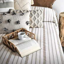 Load image into Gallery viewer, Taupe Amana Vintage Cotton Bed Blanket - Amana Woolen Mill

