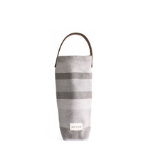 Load image into Gallery viewer, One Bottle Colony Stripe Wine Tote in Linen - Amana Woolen Mill
