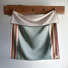 Load image into Gallery viewer, Mirage Wool Throw with Sherpa Backing
