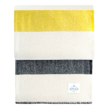 Load image into Gallery viewer, Amana Stripe Wool Throw Blanket - Amana Woolen Mill
