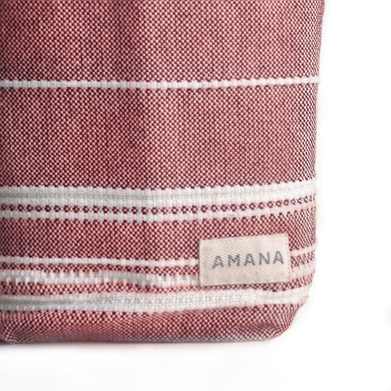 Amana Weave Wine Tote - Amana Woolen Mill