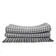 Load image into Gallery viewer, Hardy Houndstooth Cotton Throw Blanket - Amana Woolen Mill
