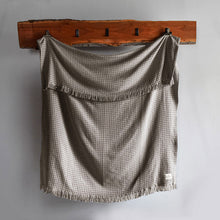 Load image into Gallery viewer, Hardy Houndstooth Cotton Throw Blanket - Amana Woolen Mill
