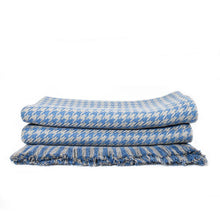 Load image into Gallery viewer, Hardy Houndstooth Cotton Throw Blanket - Amana Woolen Mill

