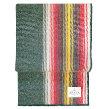 Load image into Gallery viewer, Mirage Wool Throw with Sherpa Backing - Amana Woolen Mill
