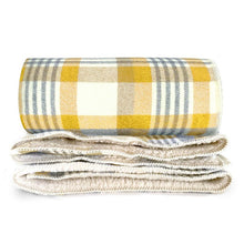 Load image into Gallery viewer, Price Creek Wool Throw with Sherpa Backing - Amana Woolen Mill
