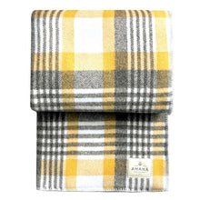 Load image into Gallery viewer, Price Creek Wool Throw with Sherpa Backing - Amana Woolen Mill
