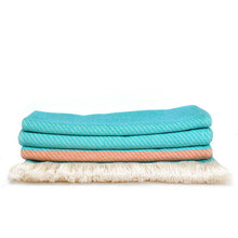 Load image into Gallery viewer, Retro Cotton Throw Blanket - Amana Woolen Mill
