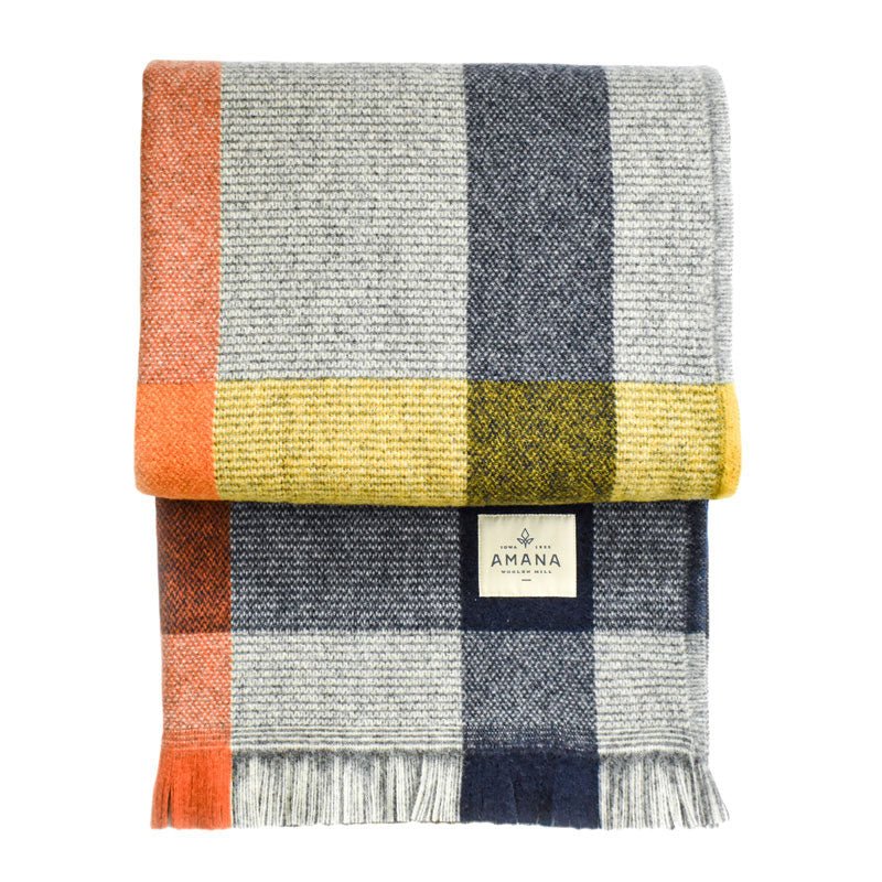 Wilde Wool Throw Blanket - Amana Woolen Mill
