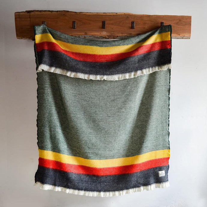 Illusion Wool Throw Blanket - Amana Woolen Mill