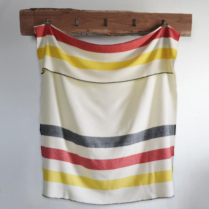 Amana Stripe Wool Throw Blanket