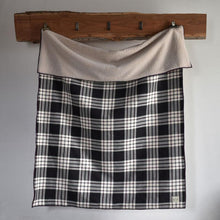 Load image into Gallery viewer, Off the Grid Cotton Throw with Sherpa Backing

