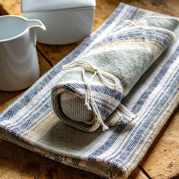 Pewter Native Tea Towel & Dish Cloth Set