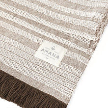 Load image into Gallery viewer, brown Serenity Cotton Throw Blanket
