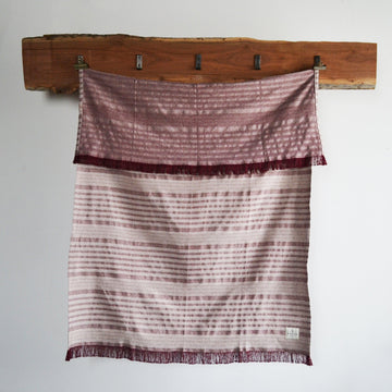 Hiems | Burgundy Recycled Cotton Scarf