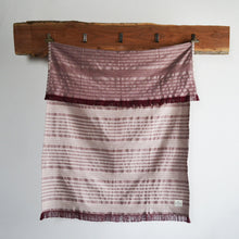Load image into Gallery viewer, burgundy Serenity Cotton Throw Blanket

