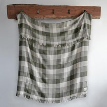 Load image into Gallery viewer, Olive/Natural Grace Cotton Throw
