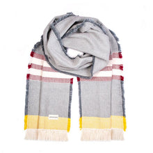 Load image into Gallery viewer, Red Alum Cotton Scarf - Amana Woolen Mill
