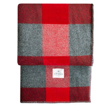 Load image into Gallery viewer, Big Roy Wool Throw with Sherpa Backing - Amana Woolen Mill
