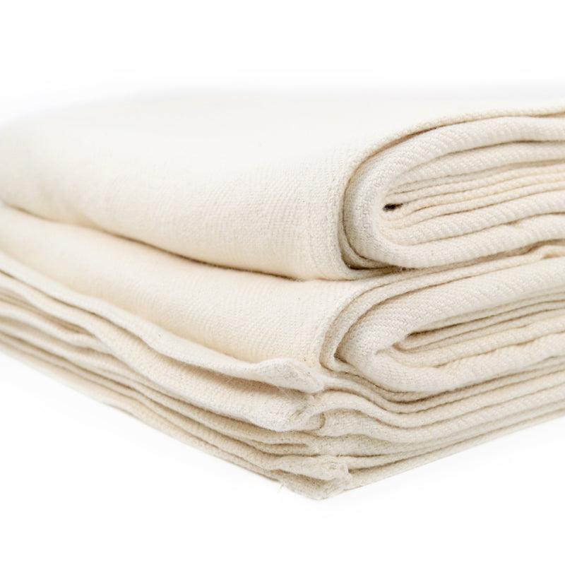 Chevron Natural Cotton Bed Blanket - Amana Woolen Mill
