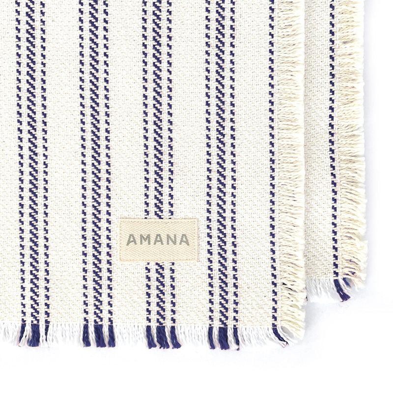 navy  Ticking Cotton Placemats