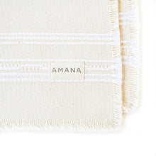 Load image into Gallery viewer, Natural/White Amana Weave Cotton Placemats
