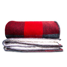 Load image into Gallery viewer, Big Roy Wool Throw with Sherpa Backing - Amana Woolen Mill
