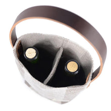Load image into Gallery viewer, Colony Stripe Wine Tote - Amana Woolen Mill
