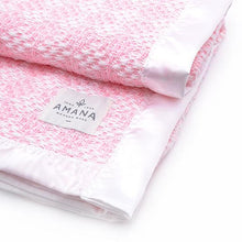 Load image into Gallery viewer, Diamond Weave Cotton Baby Blanket - Amana Woolen Mill
