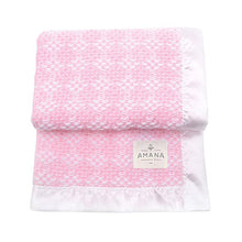 Load image into Gallery viewer, Diamond Weave Cotton Baby Blanket - Amana Woolen Mill
