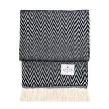 Load image into Gallery viewer, Herringbone Cotton Throw Blanket - Amana Woolen Mill -
