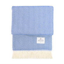 Load image into Gallery viewer, Herringbone Cotton Throw Blanket - Amana Woolen Mill -
