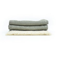 Load image into Gallery viewer, Herringbone Cotton Throw Blanket - Amana Woolen Mill -
