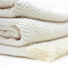 Load image into Gallery viewer, Herringbone Cotton Throw Blanket - Amana Woolen Mill -
