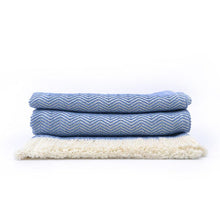 Load image into Gallery viewer, Herringbone Cotton Throw Blanket - Amana Woolen Mill -
