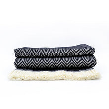 Load image into Gallery viewer, Herringbone Cotton Throw Blanket - Amana Woolen Mill -
